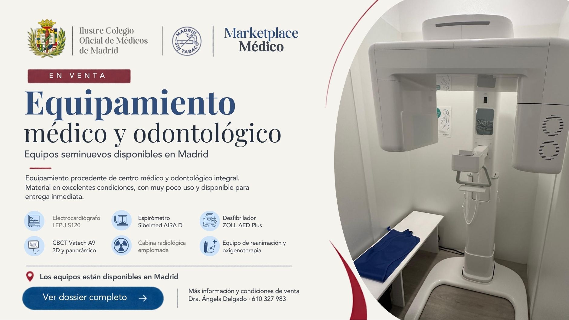 Anuncio Marketplace Médico: equipamiento médico y odontológico