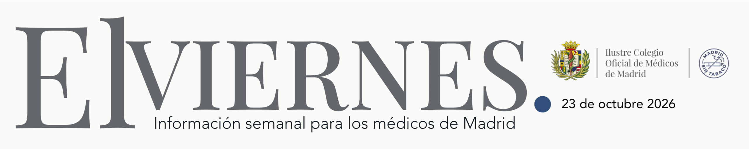 El Viernes, información semanal para los médicos de Madrid. 23 de octubre de 2026