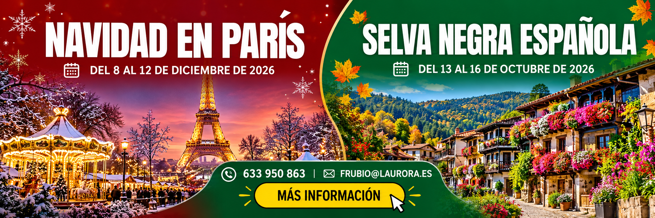 Publicidad Viajes La Aurora